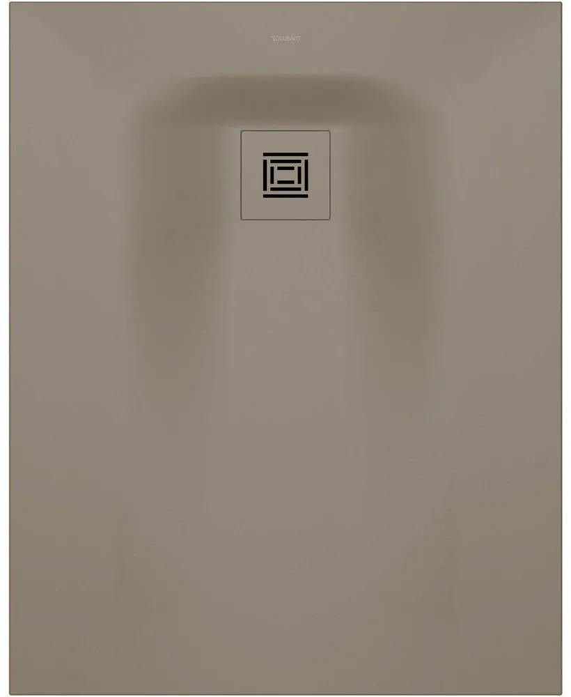 DURAVIT Sustano obdĺžniková sprchová vanička z materiálu DuraSolid, Antislip, 1000 x 800 x 30 mm, matná béžová, 720273640000000