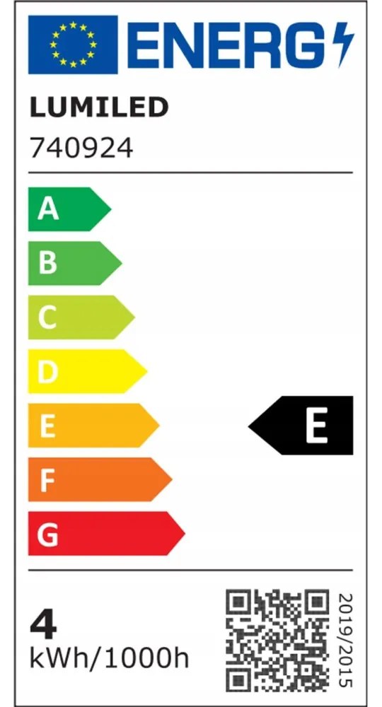 LED žiarovka do chladničky E14 T25 4W = 40W 440lm 4000K Neutrálne vlákno LUMILED