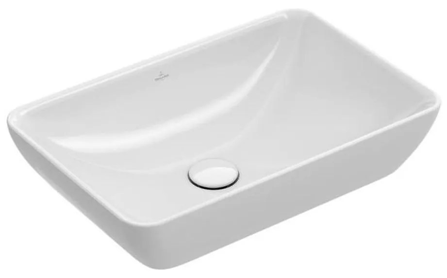 Villeroy & Boch Venticello - Umývadlová misa 550x360 mm, s prepadom, alpská biela 41135501