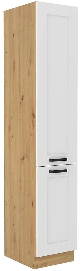 Kuchynská skrinka LUNA biela mat/artisan 40dk-210 2f