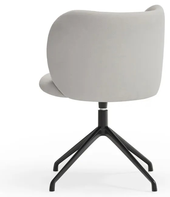 Svetlosivé čalúnené jedálenské kreslo Mogi – Teulat