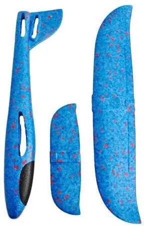 Kruzzel 9137 Penové Hádzacie Lietadlo 37cm modré