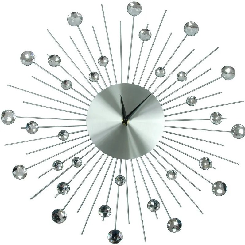 TZB Nástenné hodiny Cristal Sun - 50 cm