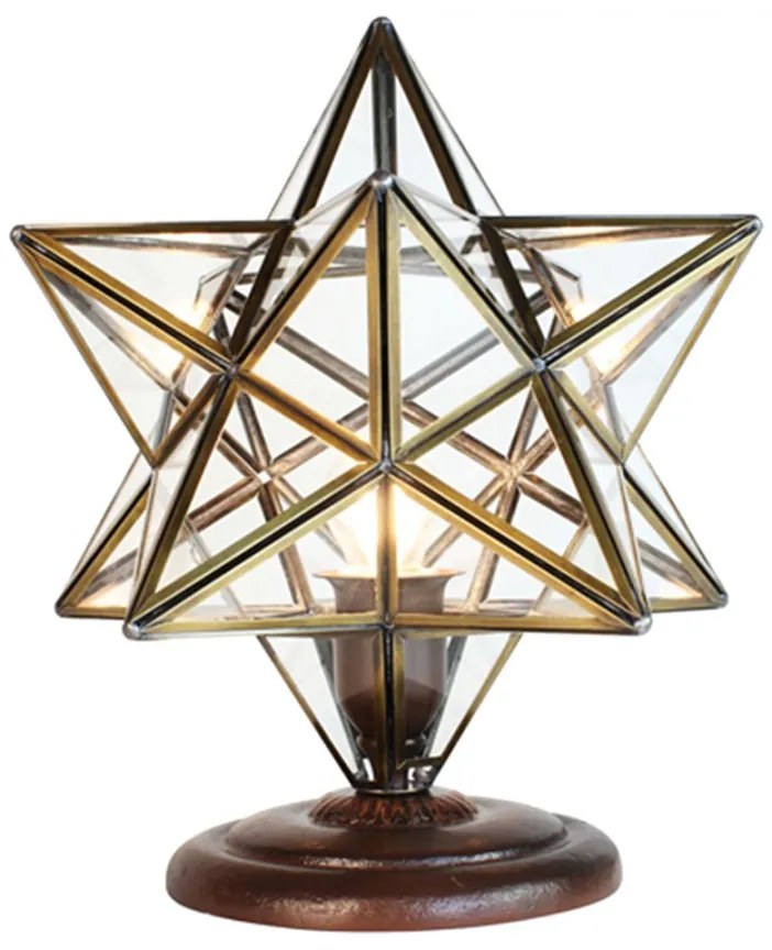Stolná transparent lampa STAR