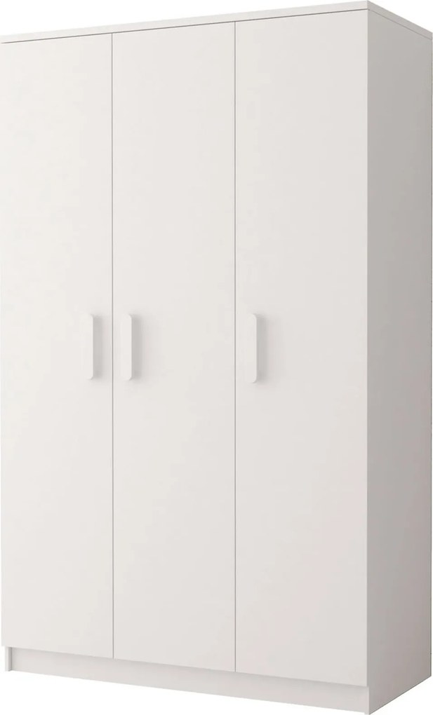 Šatníková skriňa SMYK 120 - biela (viac variant)