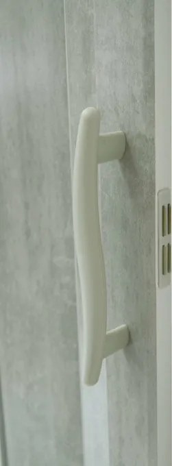 Skladacie dvere 001P 61 imitácia betónu 80 cm