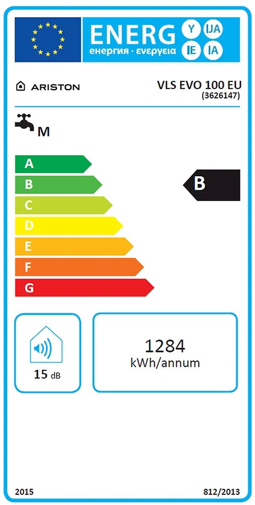 ARISTON VELIS EVO 100 Elektrický zásobníkový ohrievač vody, 80l, (1,5kW) 3626147
