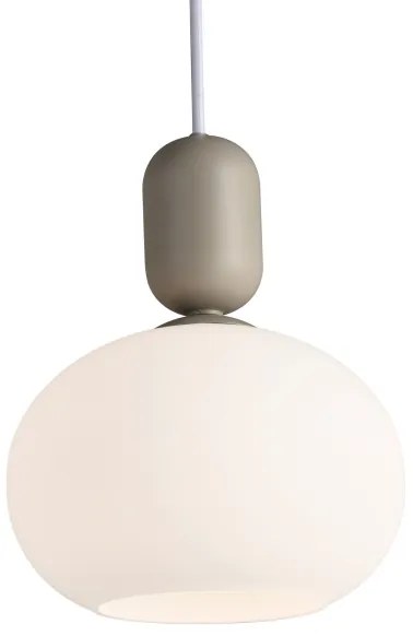 Nordlux - Luster na lanku NOTTI 1xE27/40W/230V šedá