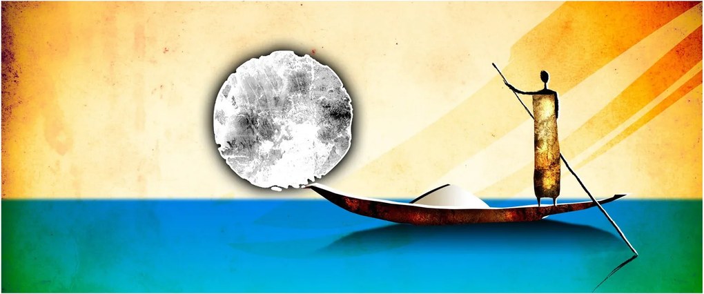Obraz - Staroveká maľba (120x50 cm)