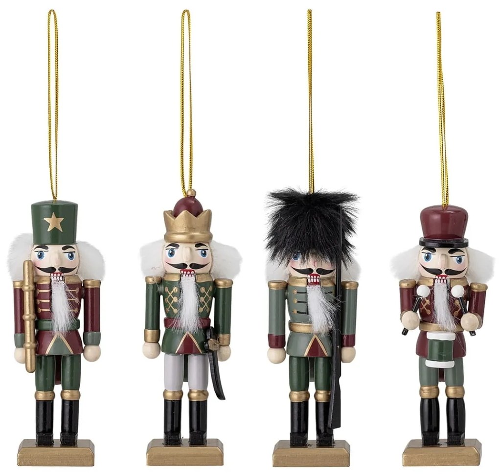 Bloomingville Vianočná ozdoba Nikita Green Wood D