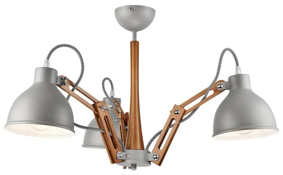 Prisadený luster MARCELLO 3xE27/60W/230V