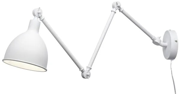 ByRydens 2827660-5007 - Stmievateľná nástenná lampa BAZAR 1xE27/5W/230V biela