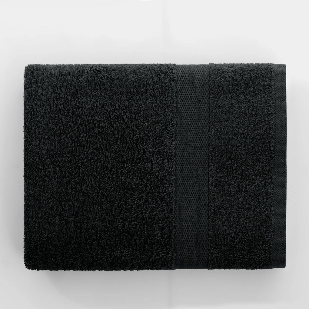 Bavlnený uterák DecoKing Maria čierny