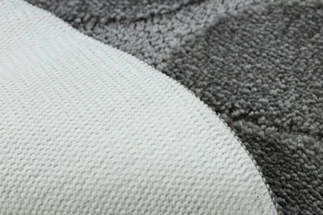 Kúpeľňový koberček SUPREME STONES kamienky, sivý kruh