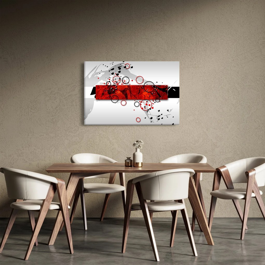 Obraz abstrakcie (90x60 cm)