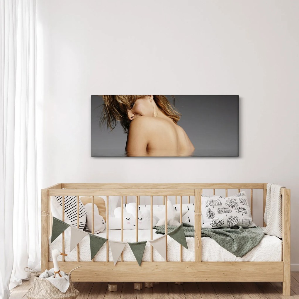 Obraz kúpajúcej sa ženy (120x50 cm)