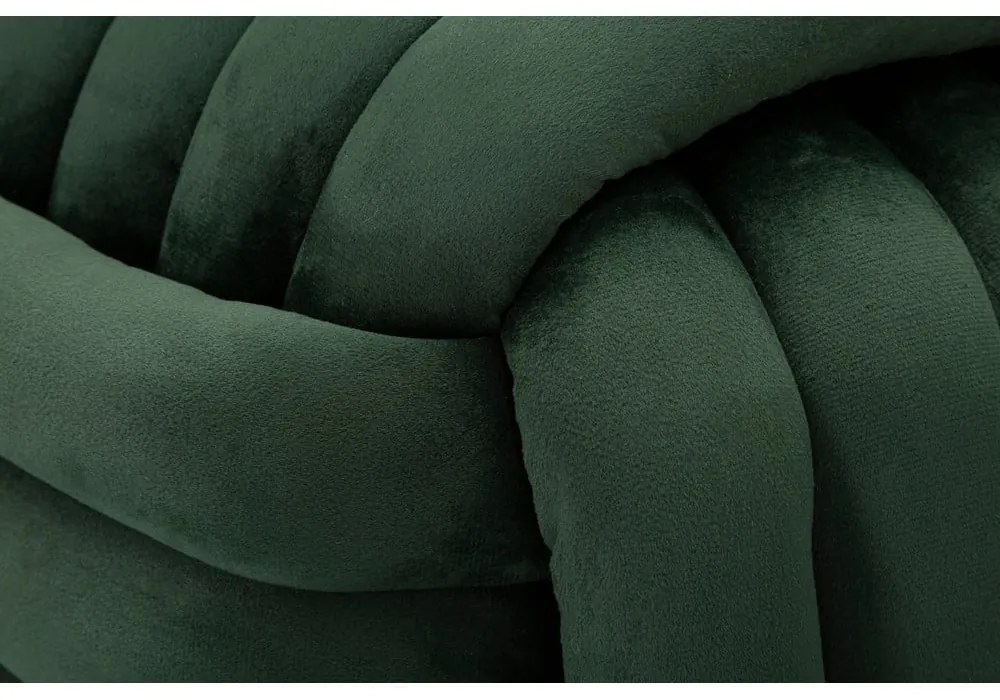 Zelený zamatový taburet Softy – Mauro Ferretti