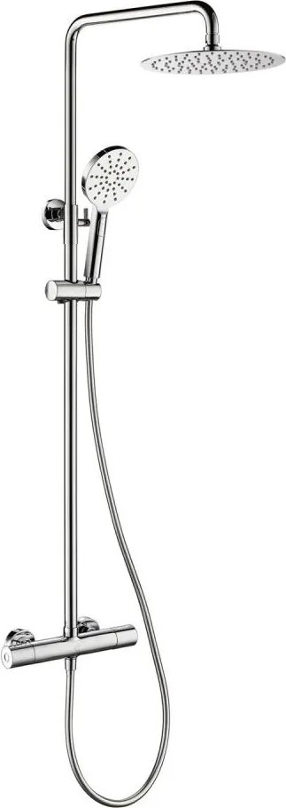 Sprchová súprava s termostatickou batériou DRAGOR, lesklý chróm