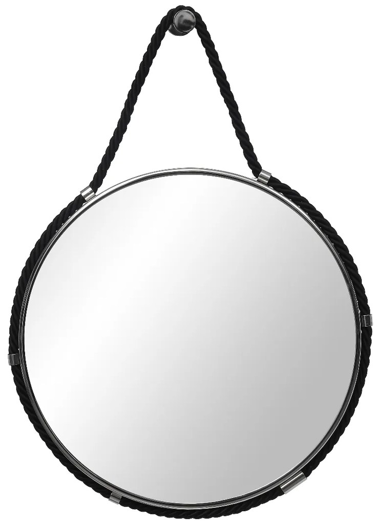 DUKA OKRÚHLE KYVADLOVÉ ZRKADLO 51 CM STRIEBORNÁ 30562