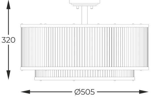 Zuma Line C0528-06H-P7AC - Luster na tyči SERGIO 6xE14/60W/230V čierna