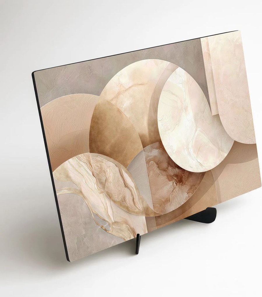 DUBLEZ | Abstraktný obraz - Champagne