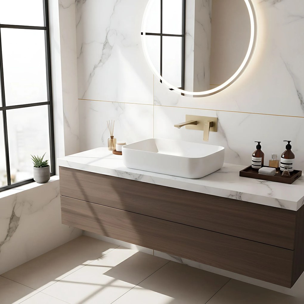 Rea Joe, podomietková umývadlová batéria + BOX, zlatá matná, REA-B3620