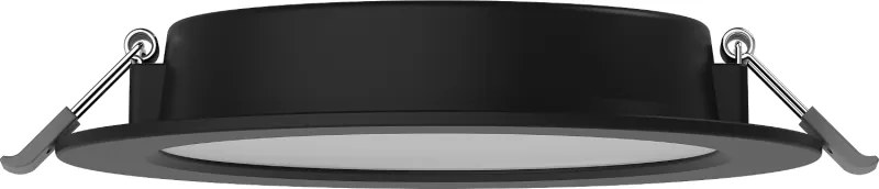 Mexen LDRR, LED stropné svietidlo na zapustenie, priemer 12 cm 14 cm, 9W, neutrálna - 4000K, 720 lm, čierna - L210-014-0940-70