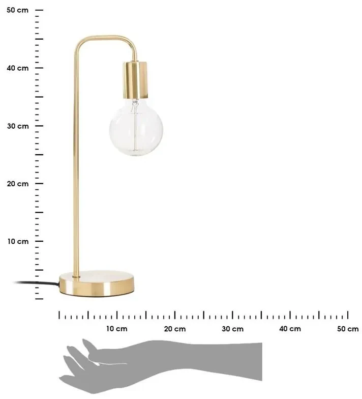Stolová lampa KELI zlatá