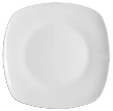 Dezertný tanier hranatý MONA 18,5 x 18,5 cm, porcelán, 24 ks