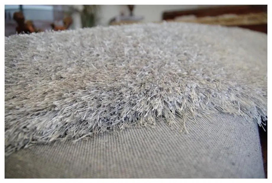 Luxusný kusový koberec Shaggy Love sivý 80x150cm