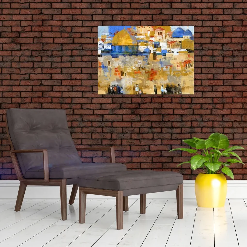 Obraz - Múr nárekov, Jeruzalem, Izrael (70x50 cm)