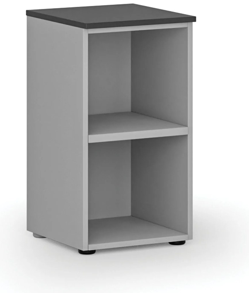 Kancelársky regál PRIMO GRAY, 400 x 420 x 740 mm, sivá/grafit