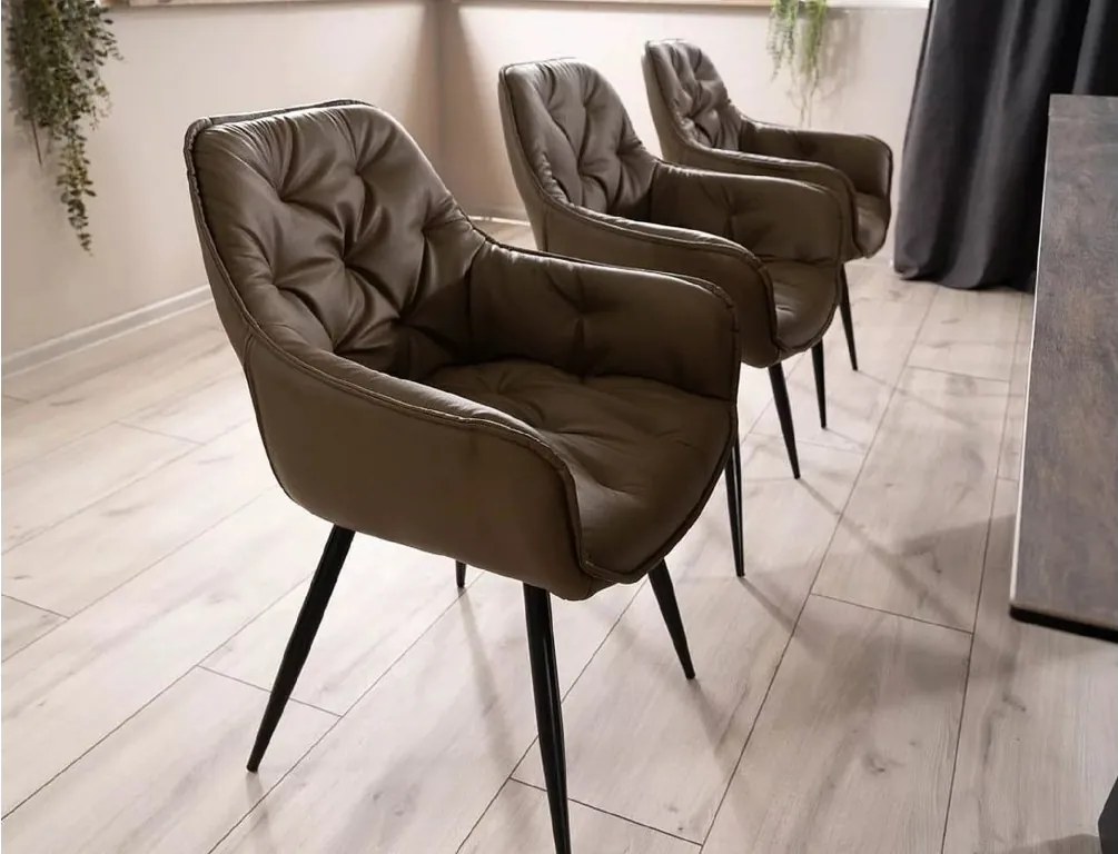 SI Stolička Cherry Buffalo olivový