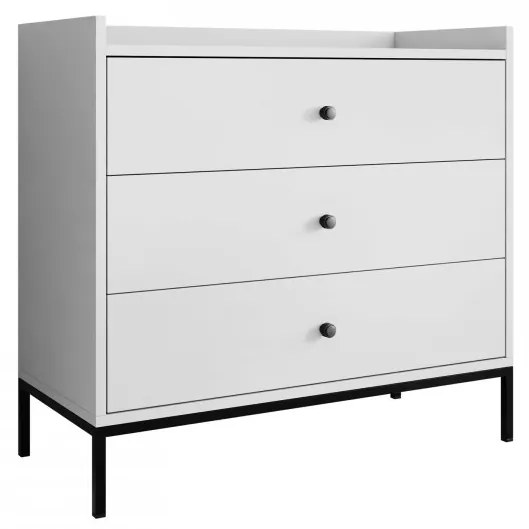 Komoda Tuzzirt 3SZ, Farby: biela