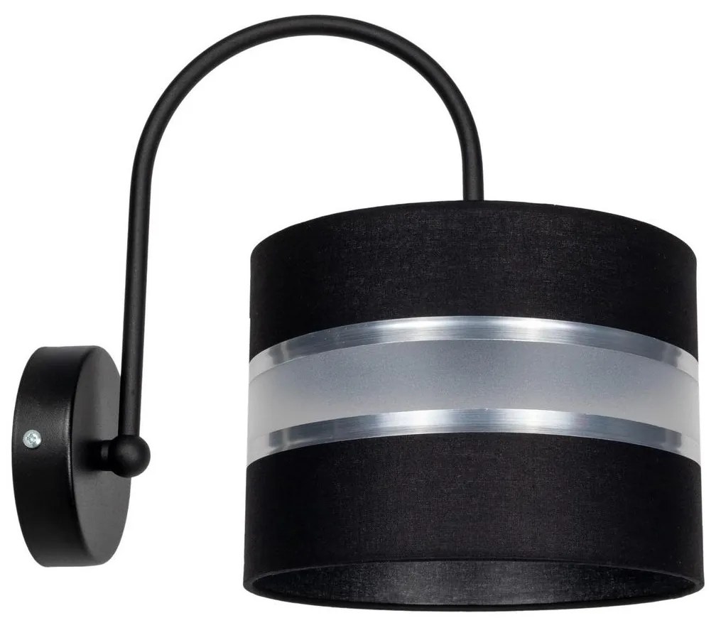 Nástenné svietidlo CORAL 1xE27/60W/230V čierna