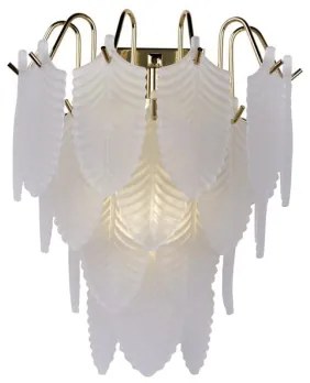 Searchlight 48910-1SB - Nástenné svietidlo FEATHER 1xE14/60W/230V