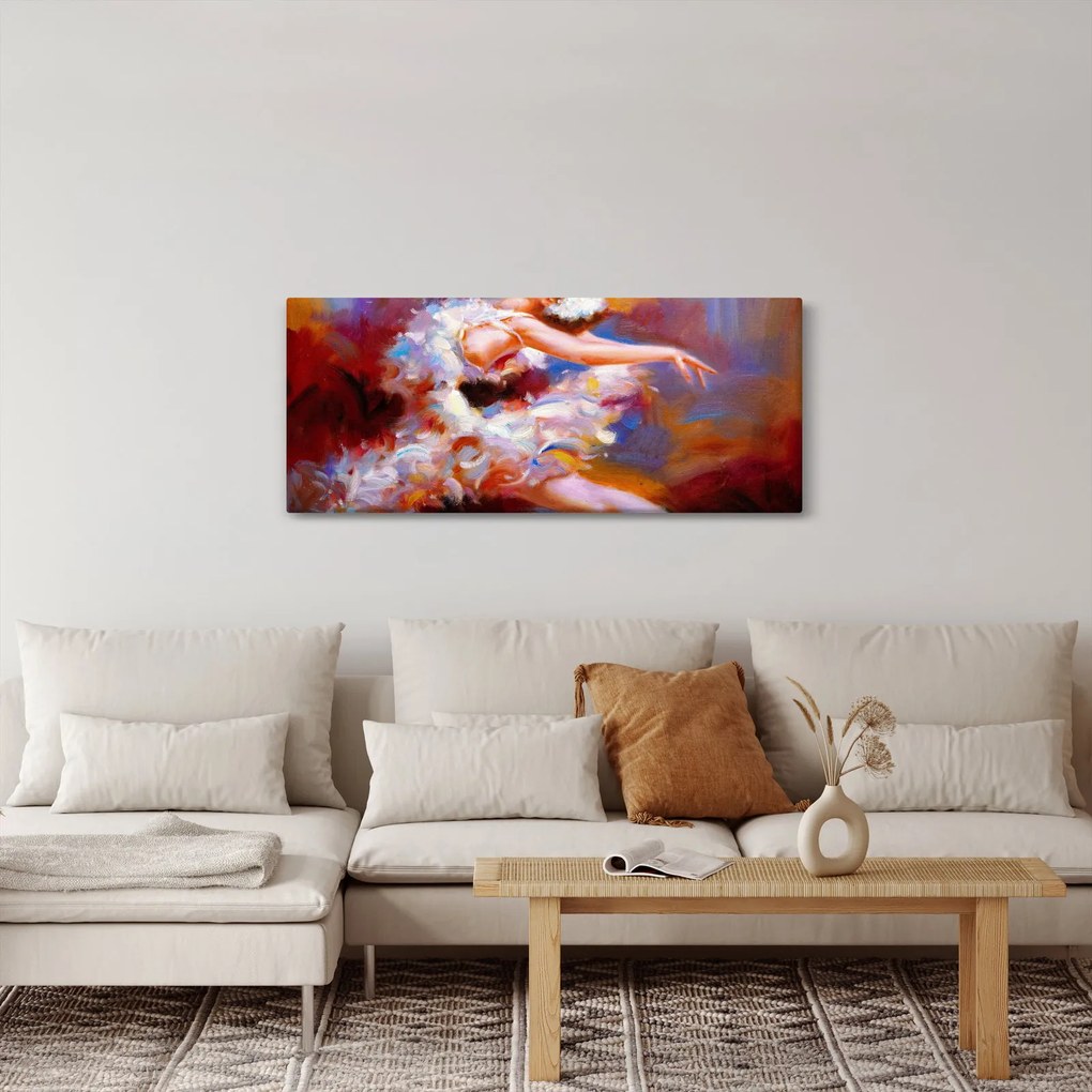Obraz - Baletka, maľba (120x50 cm)