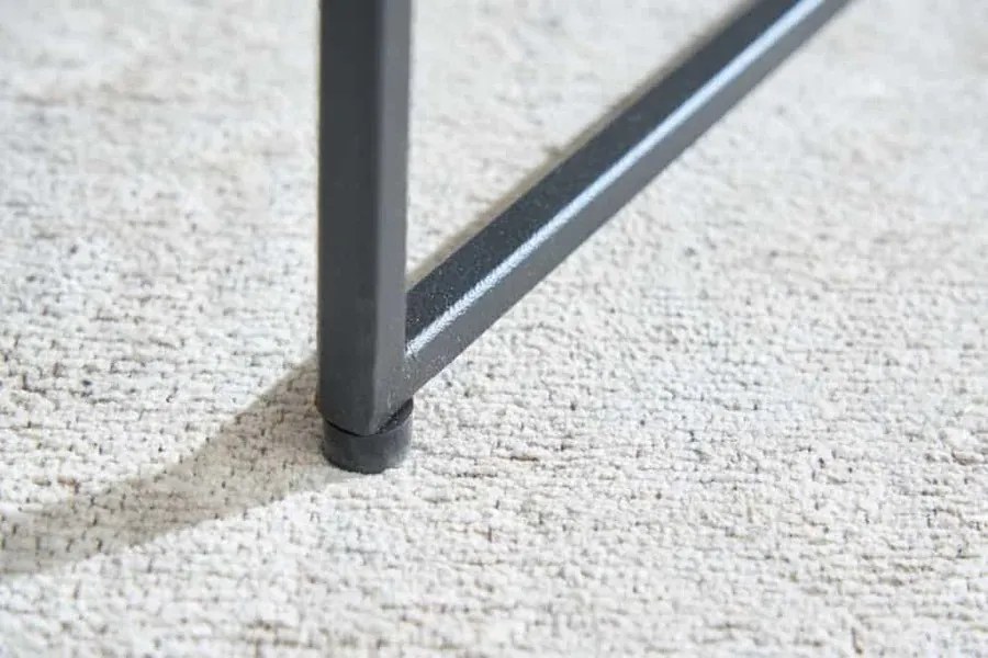 Sada odkladacích stolíkov Khalil 40 cm antik strieborná