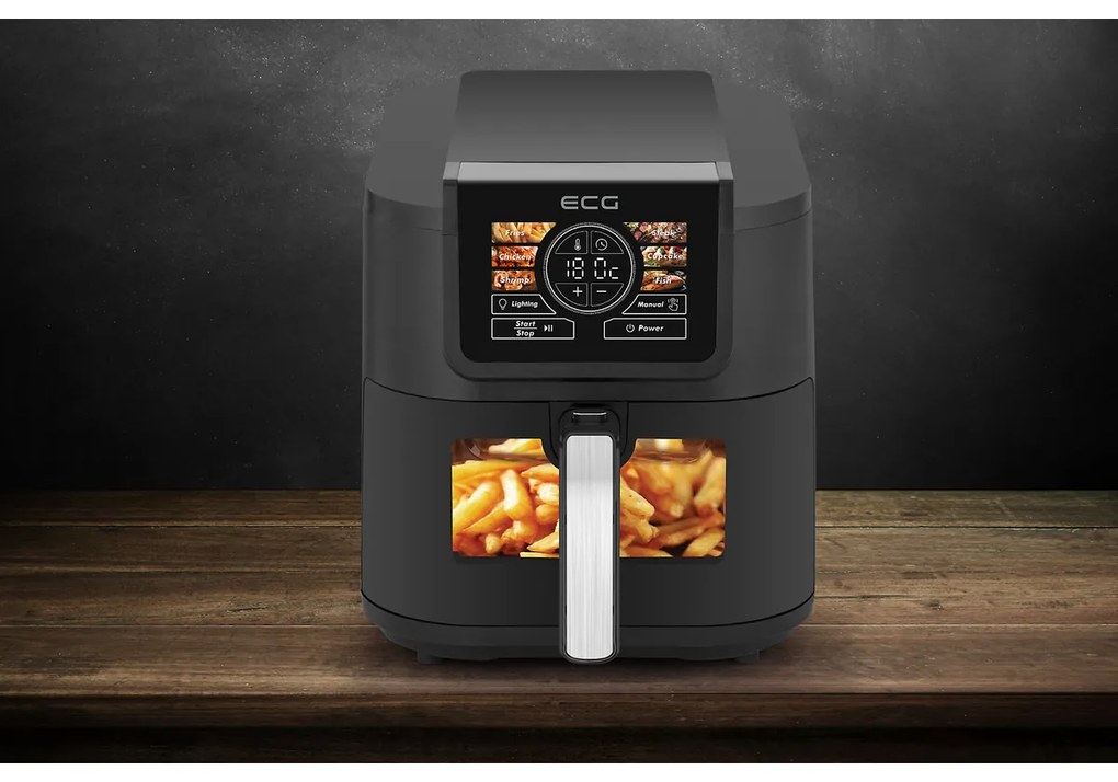 ECG AF 8020 Ai Slim teplovzdušná fritéza
