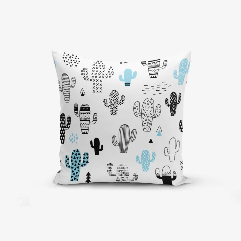 Obliečka na vankúš s prímesou bavlny Minimalist Cushion Covers With Points Col Bitkisi, 45 × 45 cm