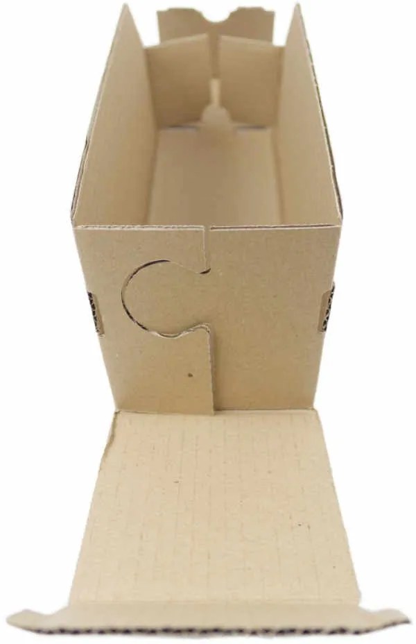 KARTON PAK Úložné boxy na oblečenie, organizéry do skrine EKO KARTON 10x40 cm