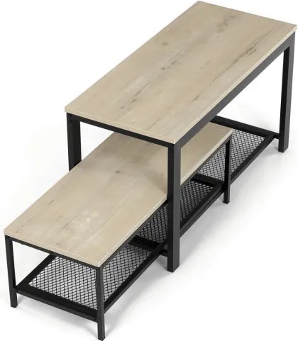 Set dvoch botníkov prírodný ABO-W2124 SON (2 ks)