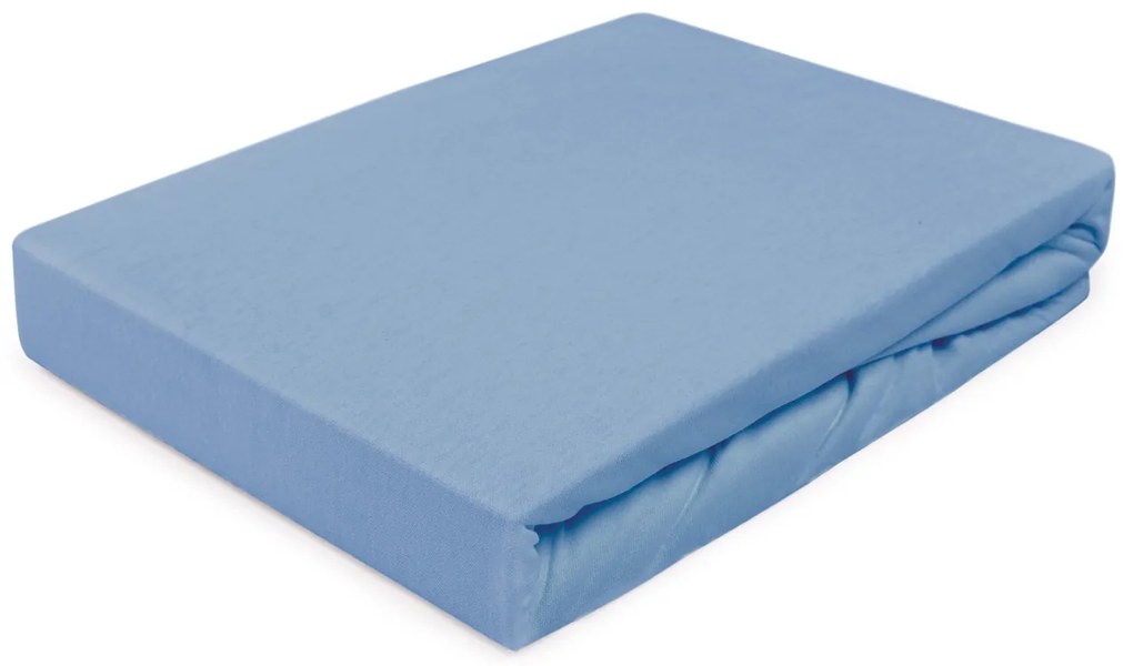 JERSEY PRESTIERADLO 009 140X200 CM MODRÉ