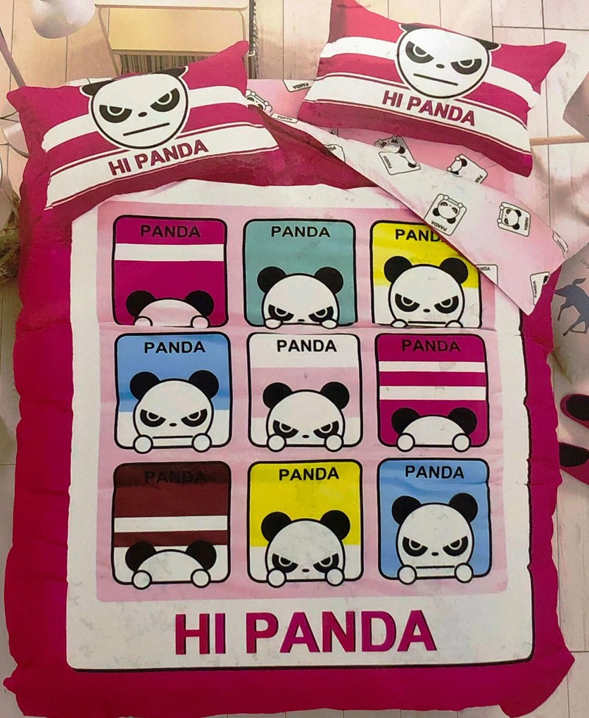 Foto obliečky Panda Balenie: 3-dielne balenie