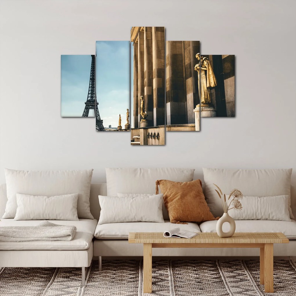 Obraz z Trocaderského námestia, Paríž (150x105 cm)