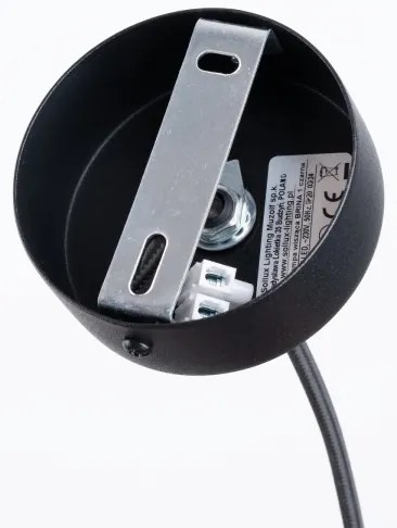 Sollux SL.1332 - Luster na lanku BRINA 1xG9/8W/230V čierna