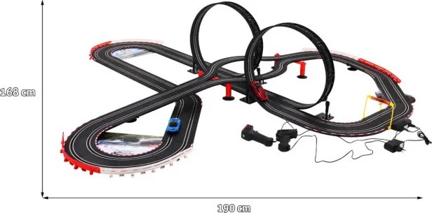 Pretekárska dráha SLOT RACING 1000 cm