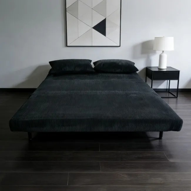 Dvojmiestna pohovka SOLACE čierna 773716