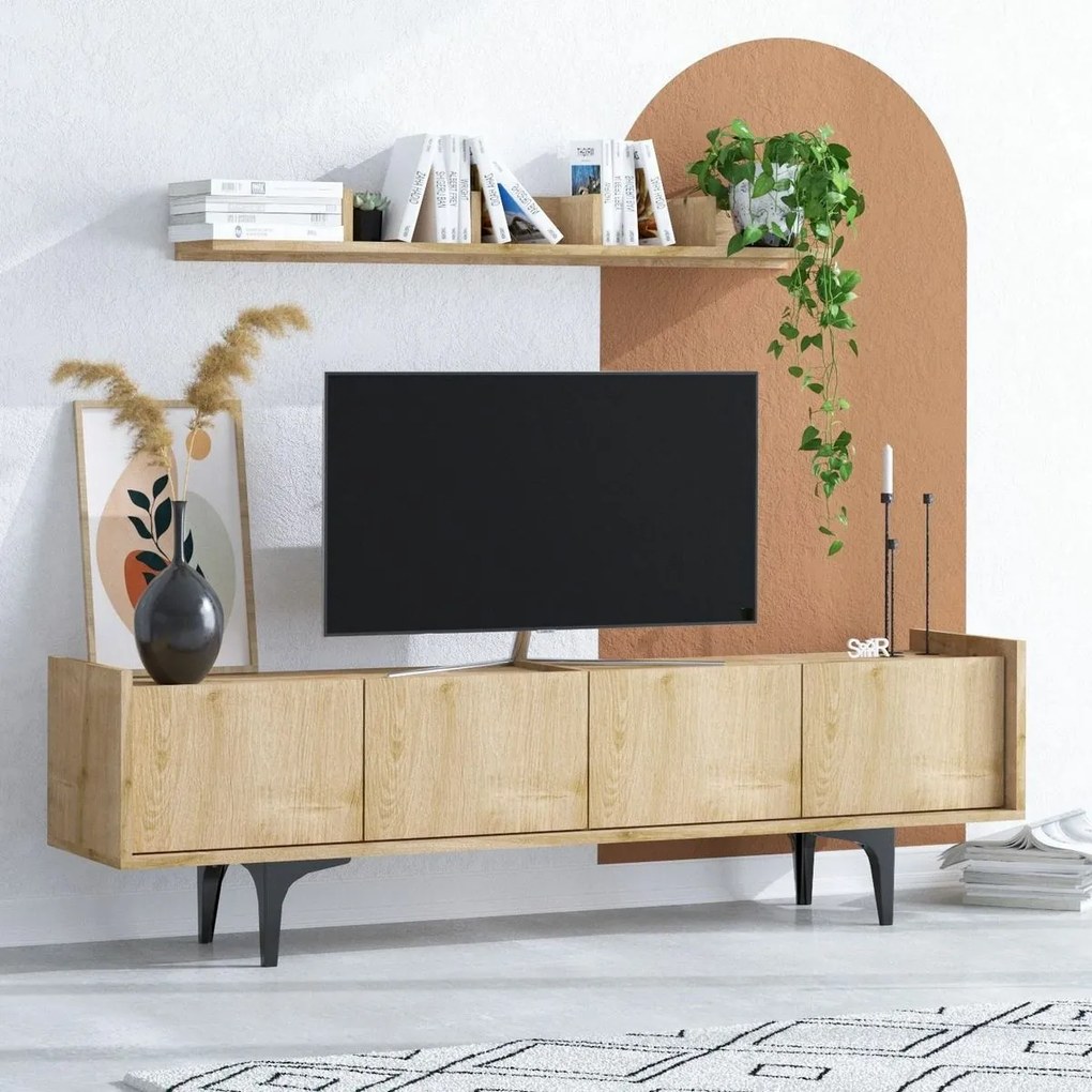 Televízny stolík Cursa Sapphire Oak