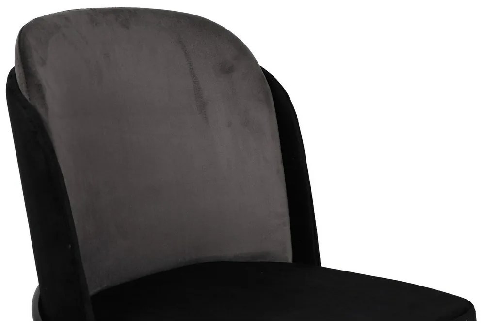 Súprava jedálenských stoličiek Dore Grey and Black, 2 ks